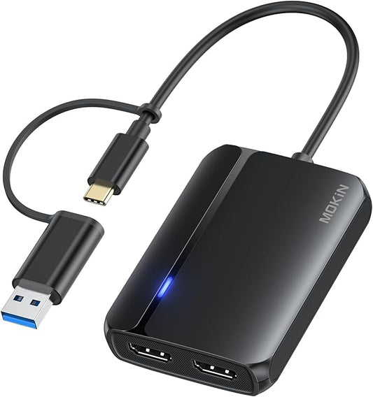 MOKiN USB 3.0 to Dual HDMI Adapter by MOKiN