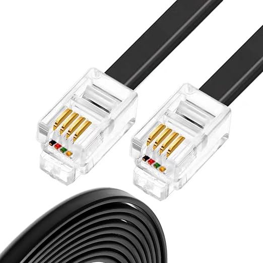15ft Telephone Cord, Extra Long Phone Cable by Unknown