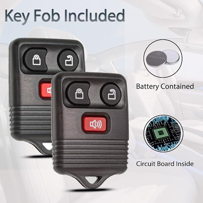 SUPALAND Key Fob Keyless Entry Fits - Image 2