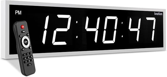 Ivation Oversized 36" Large Digital LED Clock | Big Digital Clock by Ivation