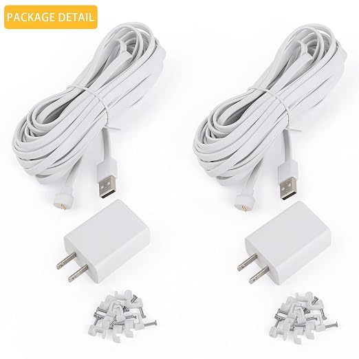 iTODOS 2 Pack 25Ft/7.5m Weatherproof Charging Cable - Image 7