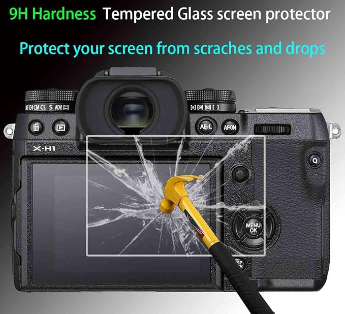 ULBTER A1 Screen Protector for Sony Alpha 1 / A1 Camera & Hot Shoe Cover 0.3mm - Image 3