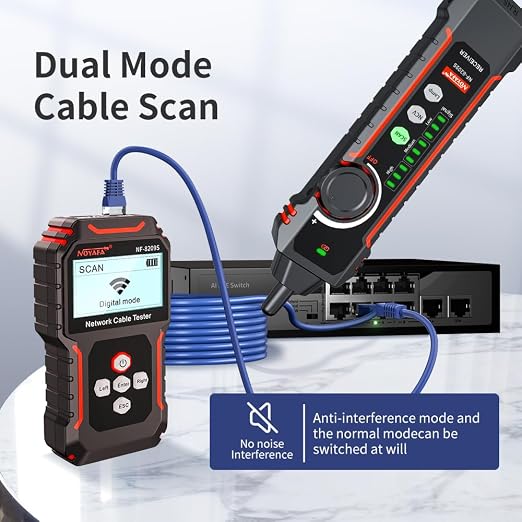 NOYAFA NF‑8209S Network Cable Tester – Upgrade Ethernet Cable Tester - Image 3