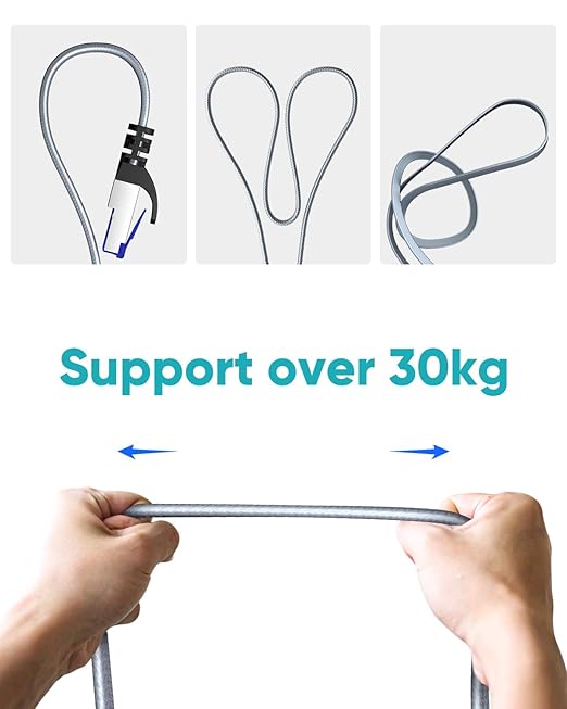 BUSOHE Cat 8 Ethernet Cable 82 ft, Nylon Braided High Speed Heavy Duty Network - Image 6