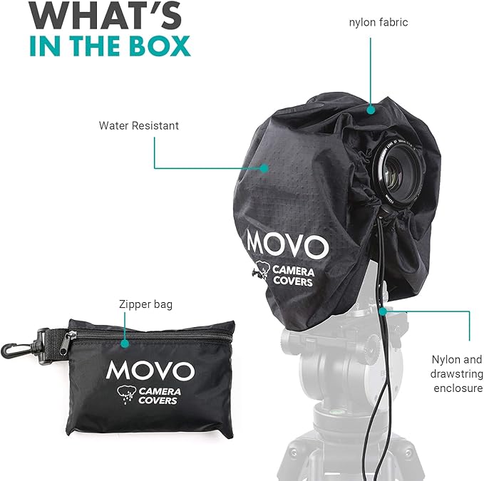 Movo CRC11 Camera Rain Coat Rain Cover - Image 6