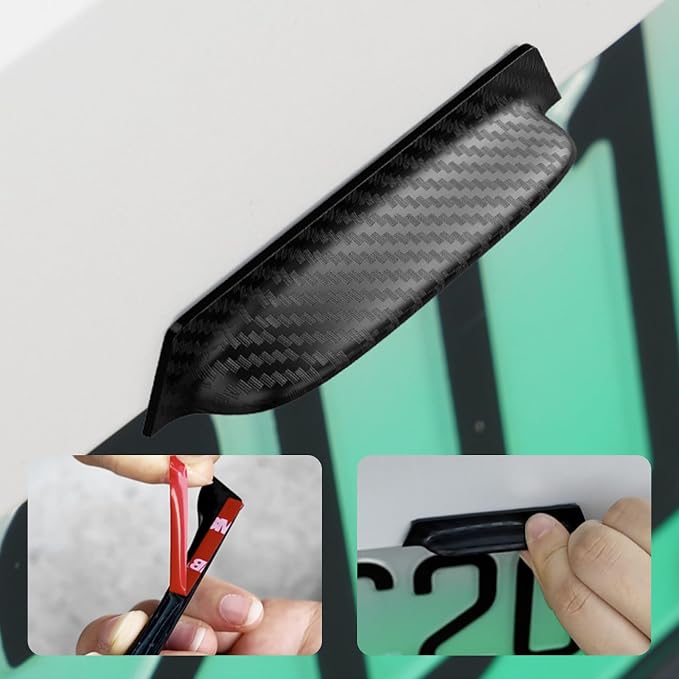 2PCS Universal Backup Camera Rain Shield, ABS Rear View Camera Anti-Rain Cover - Image 5
