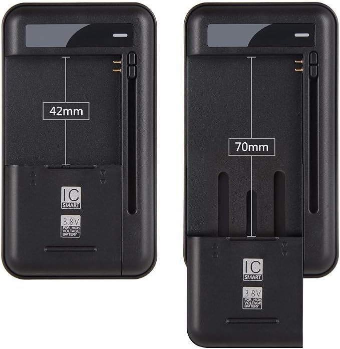 Onite Universal Cellphone Removeable Battery Charger, Extra 5V USB Output Port - Image 2