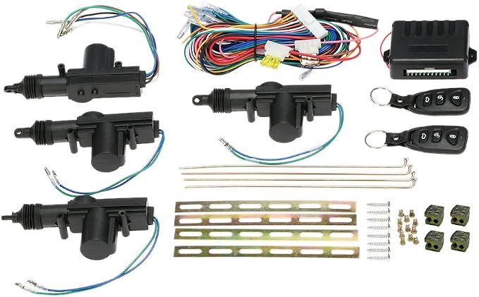 Geevorks Universal Car Keyless Entry System Kit, Central Locking System Car - Image 2