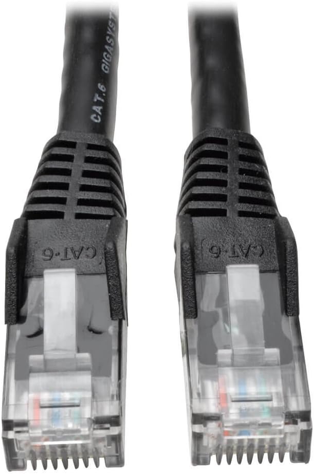 Tripp Lite Cat6 Gigabit Ethernet Snagless Molded Patch Cable 24 AWG 550MHz by TrippLite