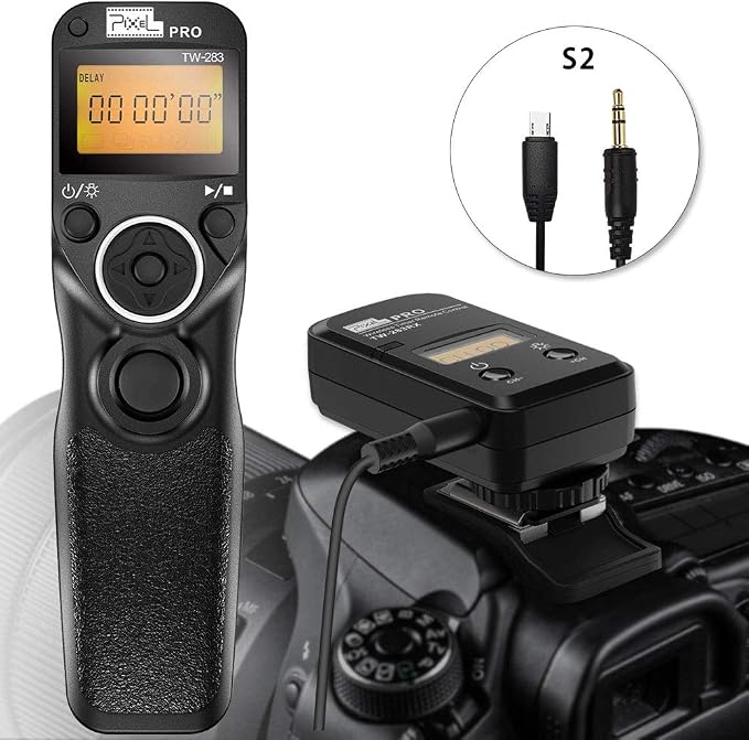 Wireless Remote Commander Shutter Release Cable Timer Pixel TW-283 S2 Wired - Image 8