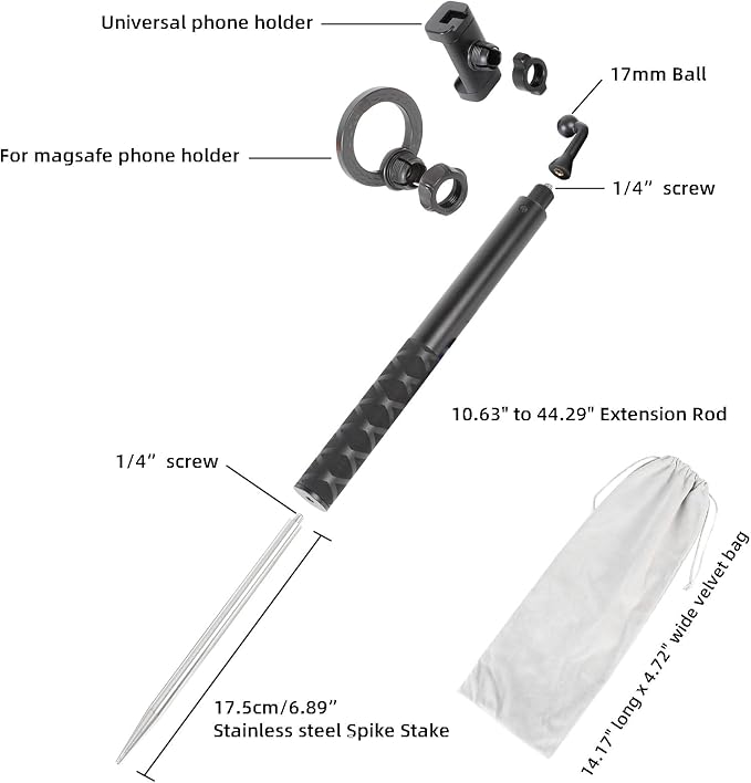 Ground Golf Monopod Phone Stand Holder - Image 7