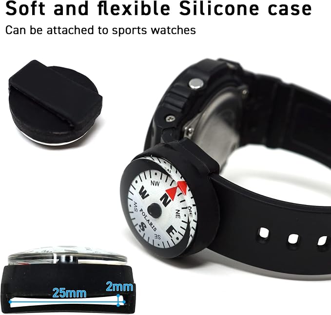 POLARIS Waterproof Micro Compass Series/Watchband or EDC or - Image 5