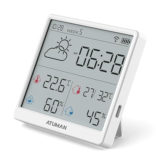ATuMan TH3 Smart Thermometer Hygrometer by ATuManLLC