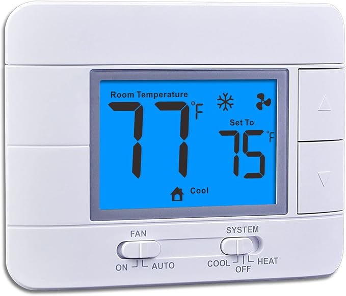 Upgraded Digital Non-Programmable Thermostat by Garystat