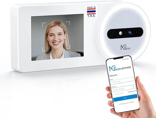 NGTeco Time Clock Cloud-Based, TC5 Face Recognition Time Clocks by NGTeco