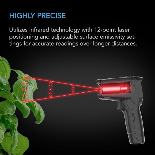 AC Infinity VPD Thermometer, Handheld Environmental Monitor, Captures Leaf VPD - Image 4