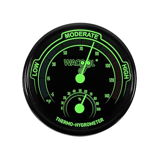 WACOOL Mini Analog Thermometer Hygrometer 2 Pack, Dial Temperature Humidity - Image 4