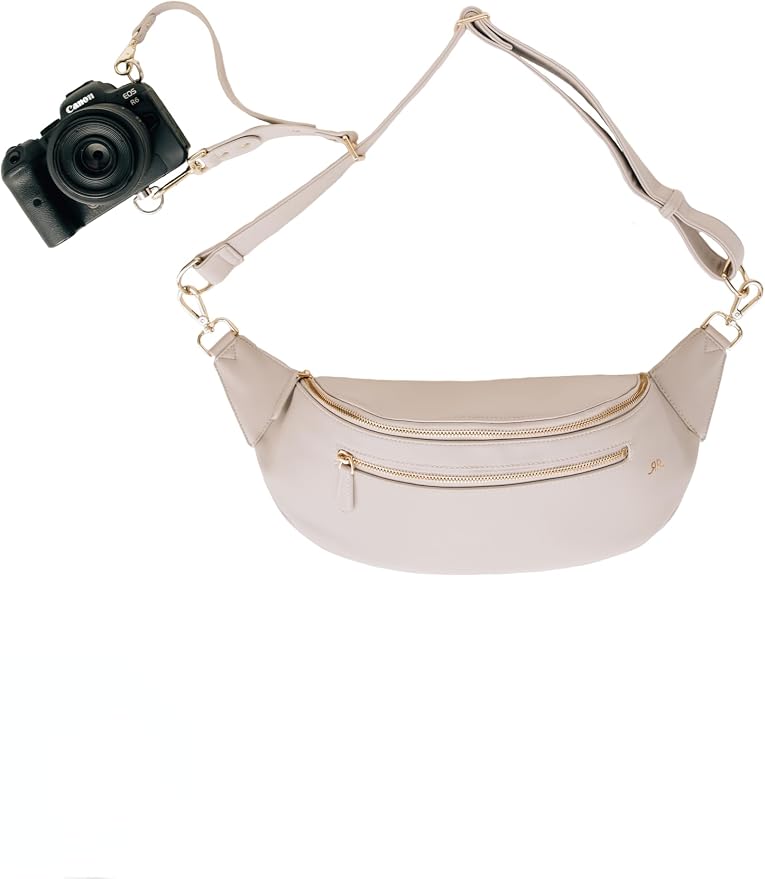 The Sidekick Camera Bag – Compact, Vegan Leather, Hands-Free Crossbody - Image 6