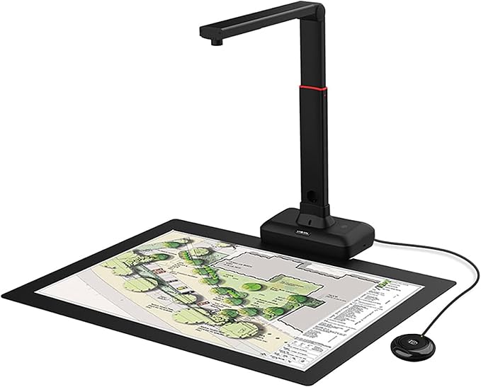 VIISAN Large Format Book & Document Scanner, Capture Size A2/A3, 26MP USB by VIISAN