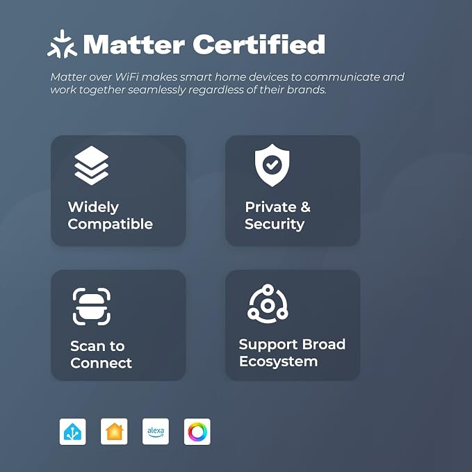 THIRDREALITY Smart Water Leak Sensor KM1, Matter Over WiFi, 1 KM1-controller - Image 7
