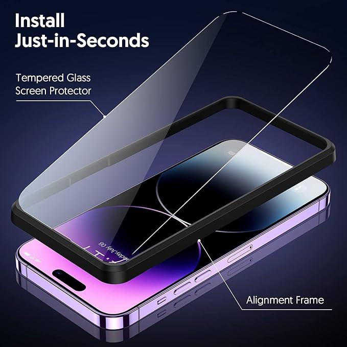 Fotbor for iPhone 14 Pro Screen Protector - Image 4
