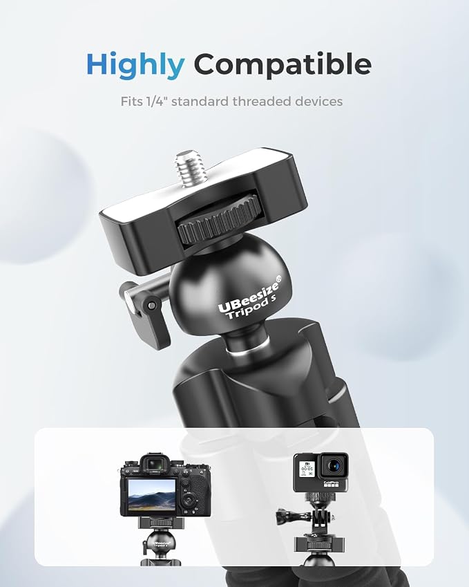 UBeesize Phone Tripod Pro S, Flexible Desk Stand - Image 2