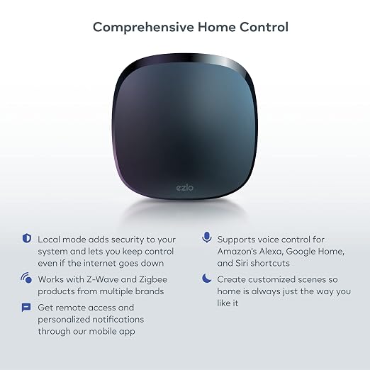 EzloPlus Smart Home Hub with Zigbee & Z-Wave. Works with Wi-Fi Devices - Image 7