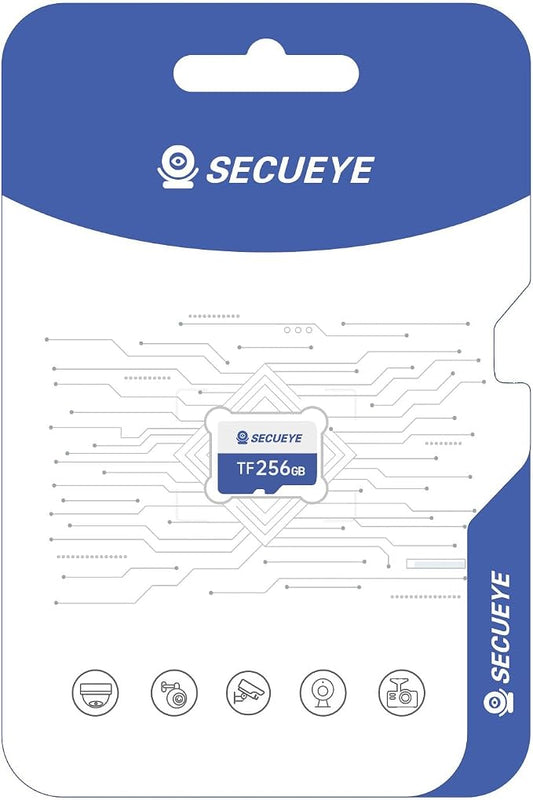 256GB TF Memory Card Class 10 FAT32 High Speed Reading/Writing by SECUEYE