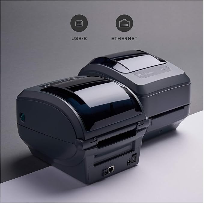 Zebra - GK420t Thermal Transfer Desktop Printer - Image 2