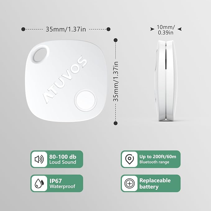ATUVOS Luggage Tracker, Key Finder, Item Locator - Image 8