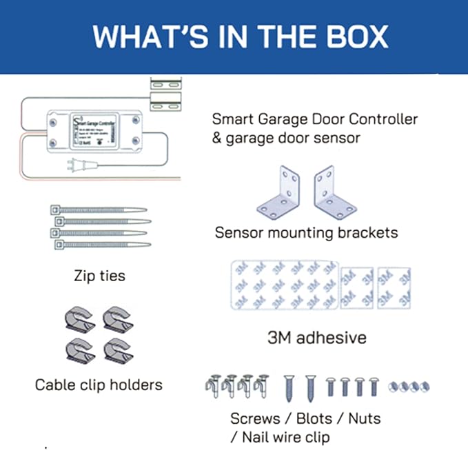 Smart Garage Door Opener Smart WiFi Garage Controller Garage Door Opener - Image 8