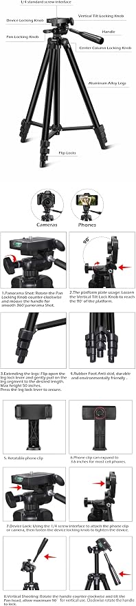 Sensyne 14" Ring Light with Tripod Stand, LED Circle Light with Phone Holder - Image 9