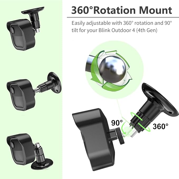 Blink Outdoor 4th Gen Camera Mount, 1 Pack Weatherproof Protective Cover and - Image 4