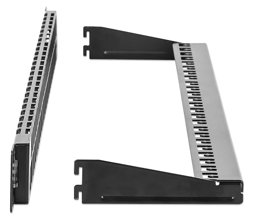 Intellinet 48-Port Blank 1U Keystone Patch Panel Rackmount – 19” Size - Image 4