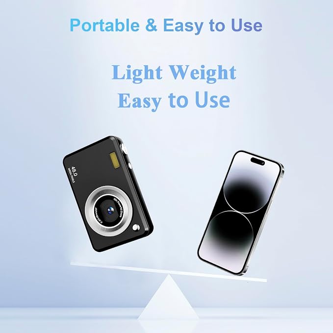 Digital Camera, FHD 1080P Point and Shoot Kids Camera, - Image 6