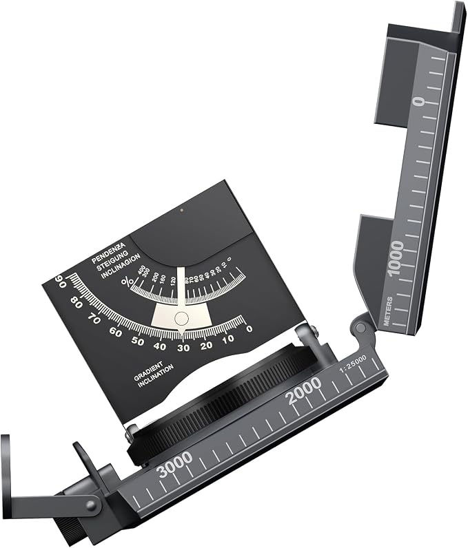 Anbte Compass Hiking Survival, IP65 Waterproof Metal Compass - Image 9