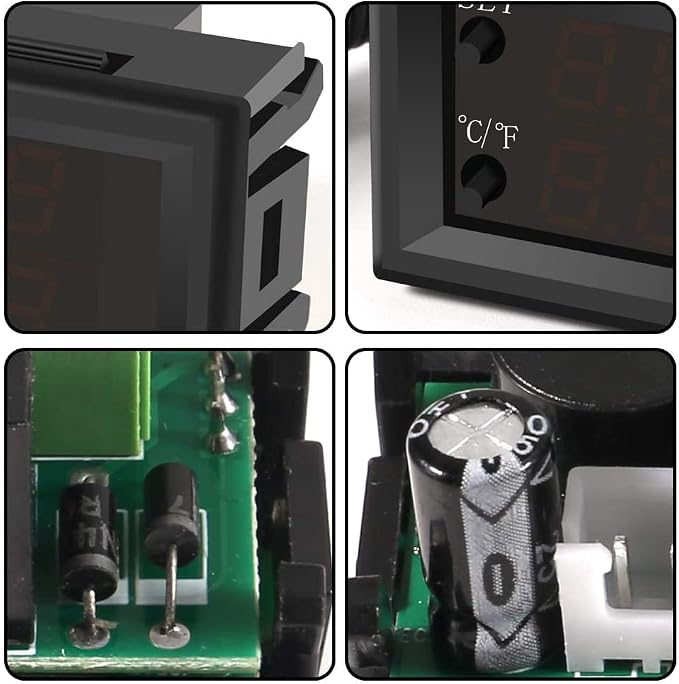 UMLIFE 2PCS Temperature Controller -50 to 110 Celsius DC 12V Programmable - Image 6