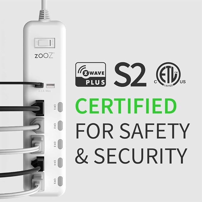 Zooz Z-Wave Long Range Power Strip ZEN20 800LR - Image 7