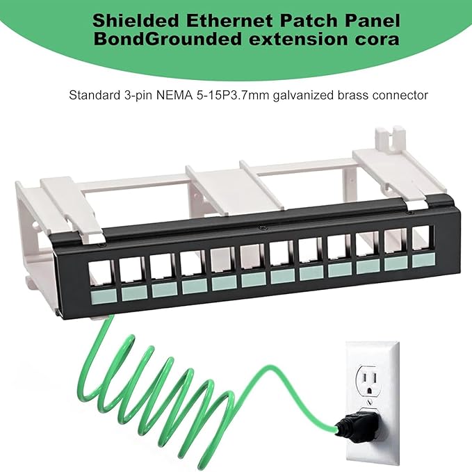 Shielded Ethernet Patch Panel Bond Ground Plug Adapter, Grounding Patches - Image 3