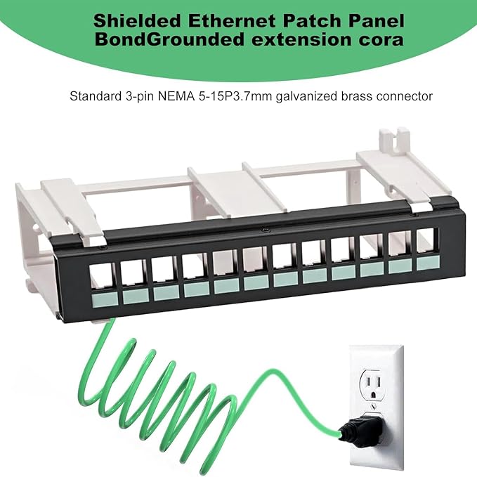 Shielded Ethernet Patch Panel Bond Ground Plug Adapter, Grounding Patches - Image 3