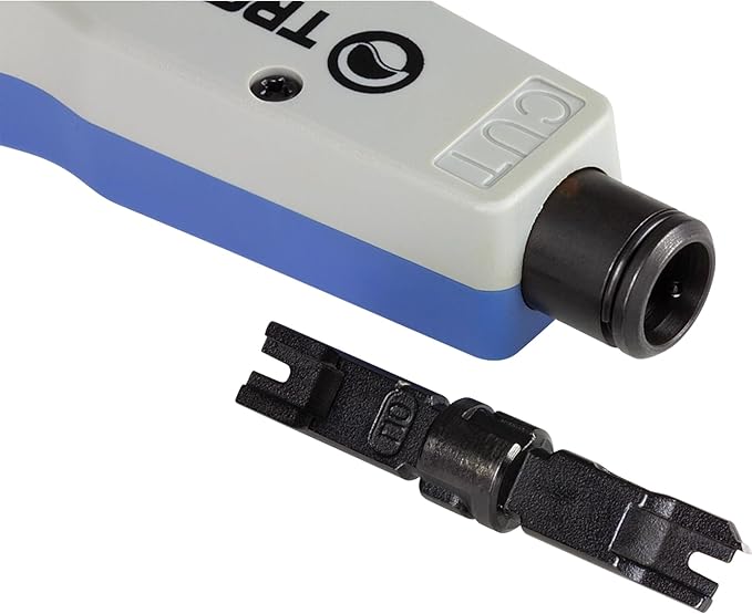 TRENDnet Punch Down Tool With 110 And Krone Blade, Insert & Cut Terminations In - Image 3