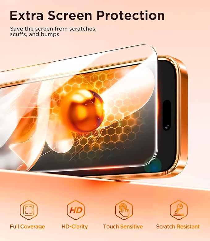 Magnetic Glossy Case for iPhone 17 Pro, iPhone 17Pro Phone Case Slim Clear - Image 6
