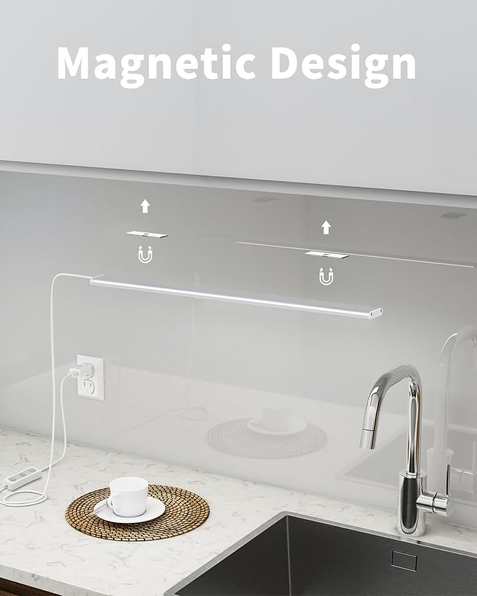 ASOKO Under Cabinet Lighting, Upgrade 16inch LED Closet Light - Image 6