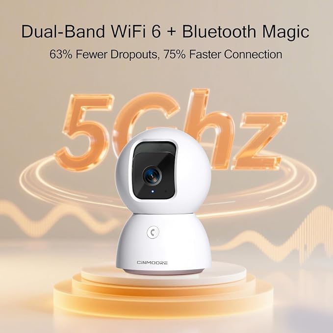 Upgraded 3K Security Camera Indoor, Free Time Lapse, AI Tracking & Face ID - Image 7