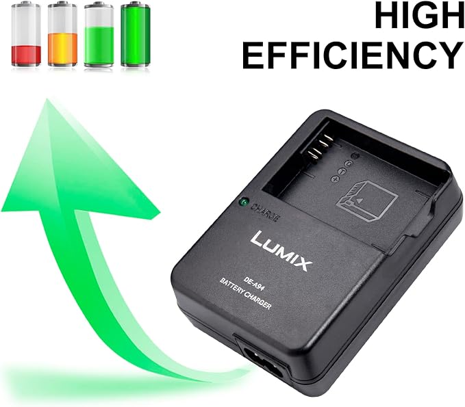 DE-A94 DEA94 Camera Charger for Panasonic: BLD10PP DMW-BLD10E DMW-BLD10PP - Image 4