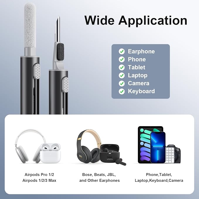 Hyashee Cleaner Kit for Airpods Pro 1 2 3 Multi-Function Cleaning Pen - Image 5