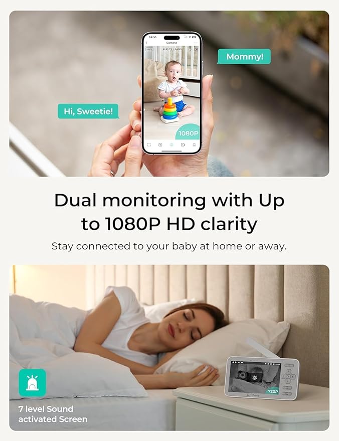 Dr.Care VistaView Lite Smart WiFi Baby Monitor - Image 2