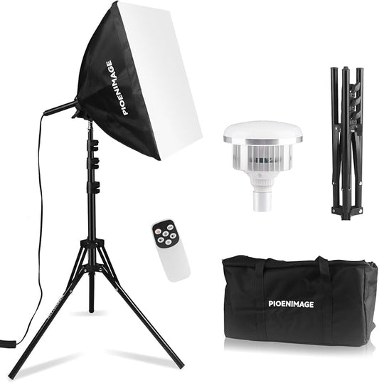 Softbox Lighting Kit, Soft Box Photography Lighting Set by PIOENIMAGE