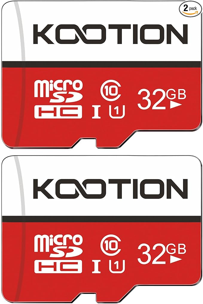 KOOTION 32GB Micro SD Card 2-Pack Class 10 Micro SDHC Card UHS-I Memory Card by KOOTION