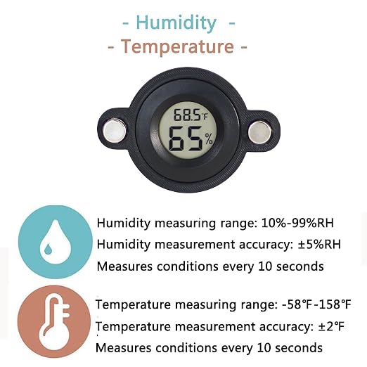 2 PCS Magnetic Temperature and Humidity Monitor - Image 6